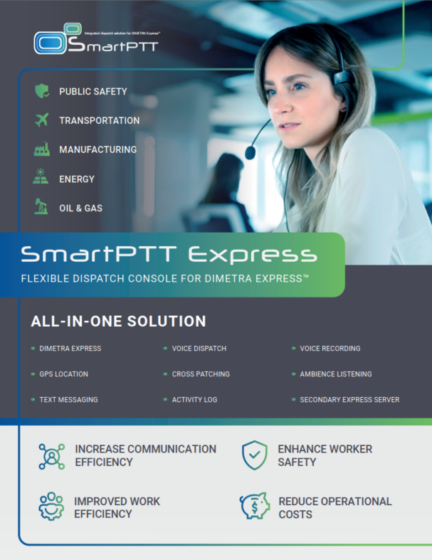 SmartPTT Express Leaflet