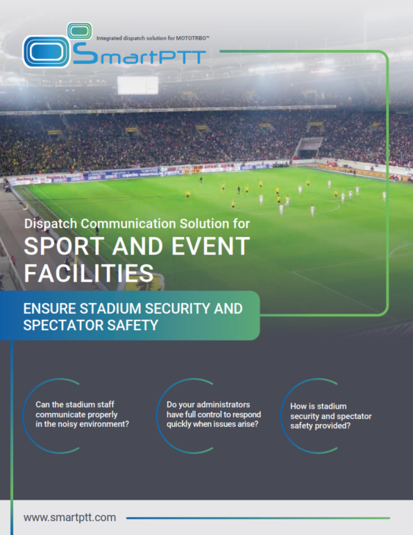 SmartPTT for Sport and Event Facilities